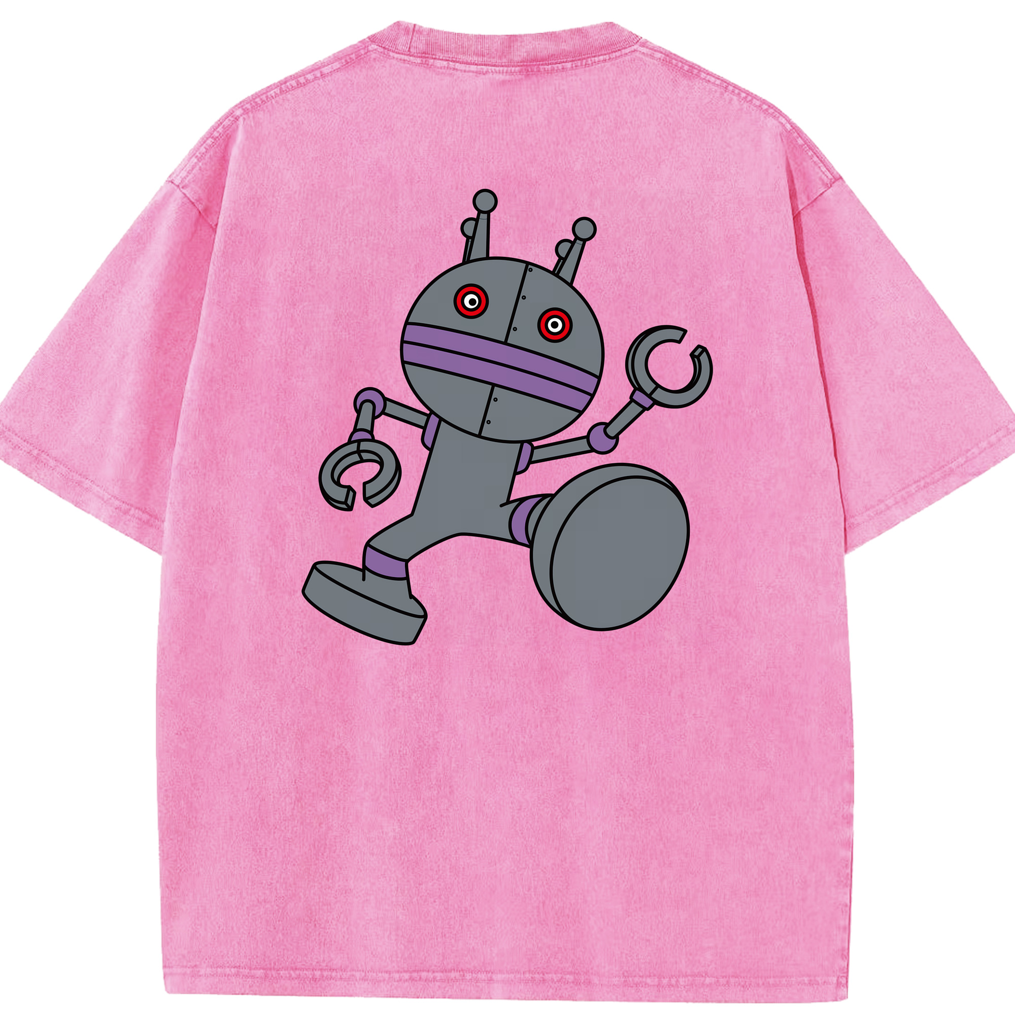 （画像用） アンパンマン Anpanman 綿100% ヴィンテージ風 半袖Tシャツ（背面プリント）
